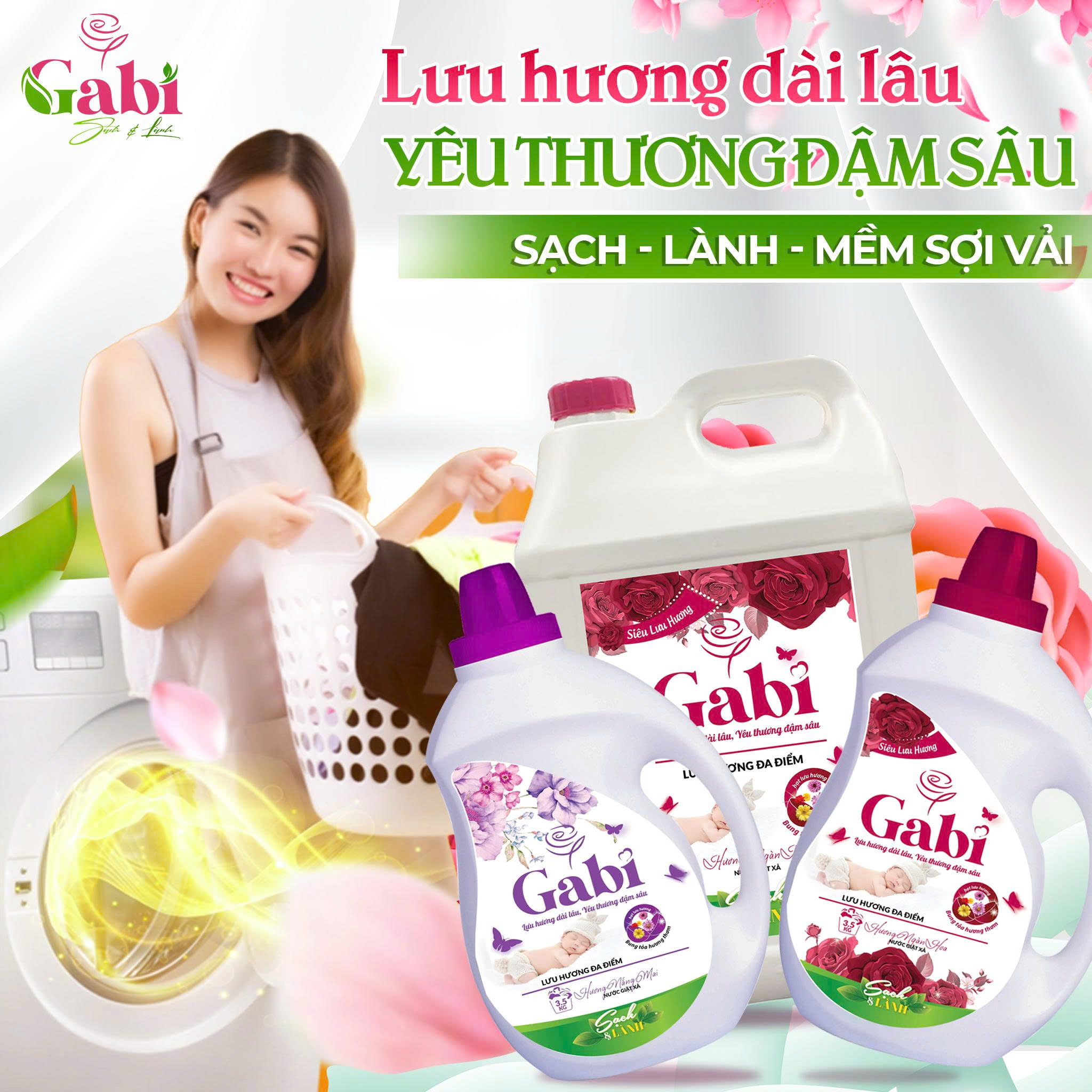 Nước giặt GaBi