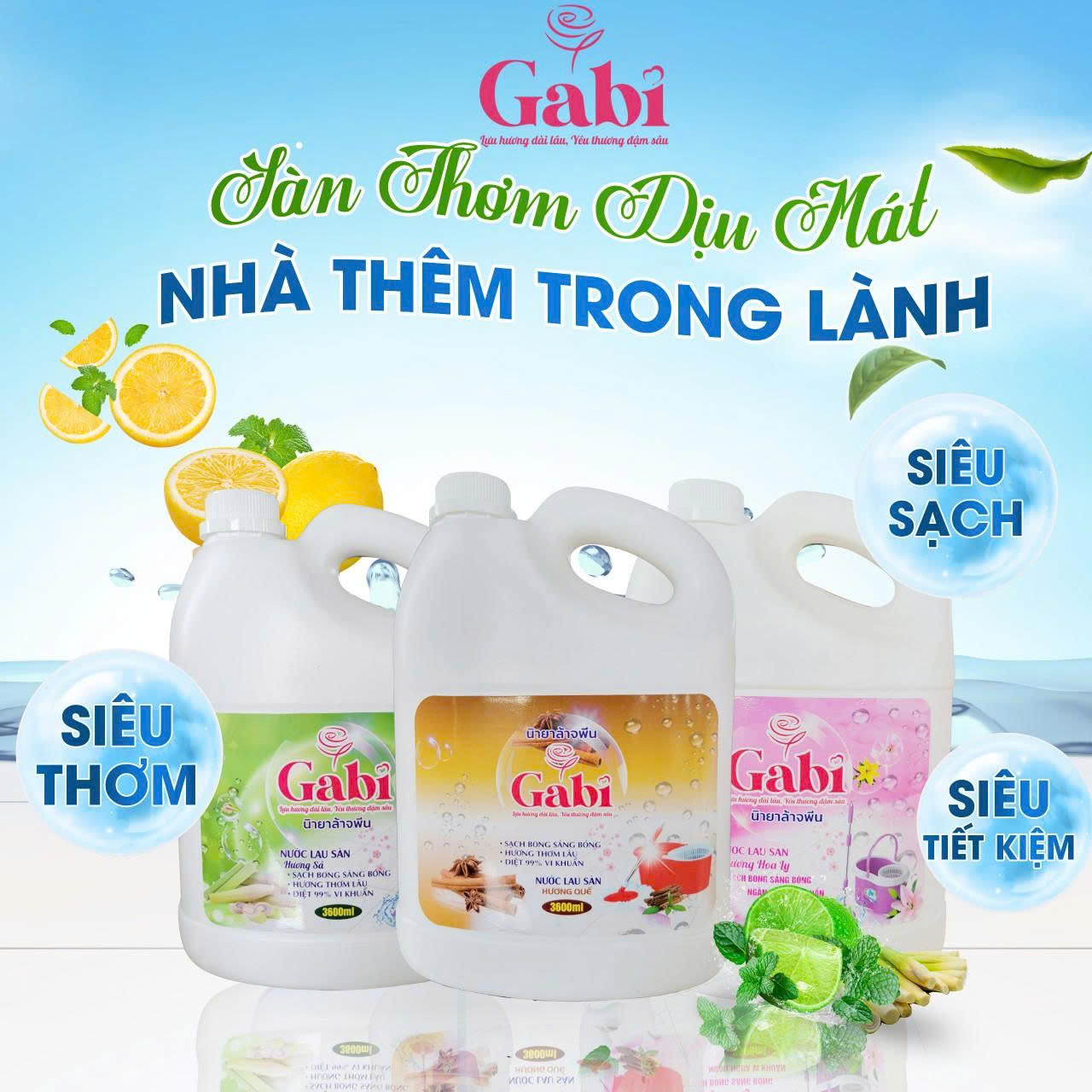 Lau sàn Gabi 3,6L