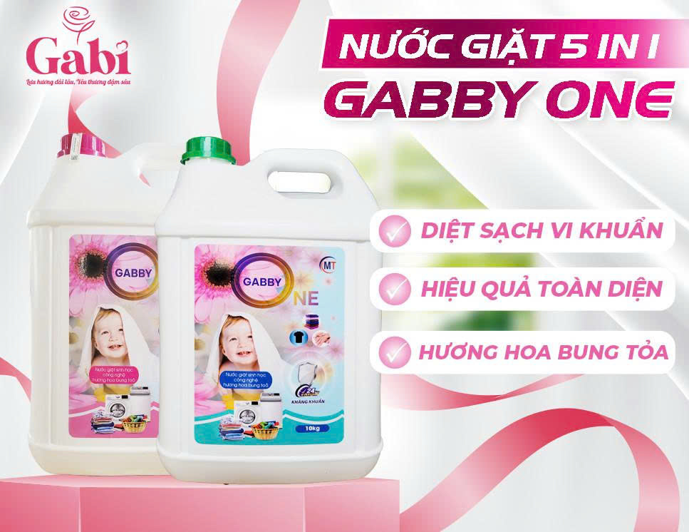 Nước giặt Gabby One 10L