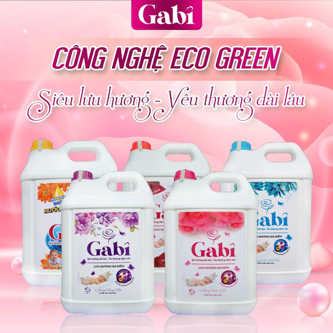 Nước giặt Gabi cao cấp /siêu lưu hương 10L